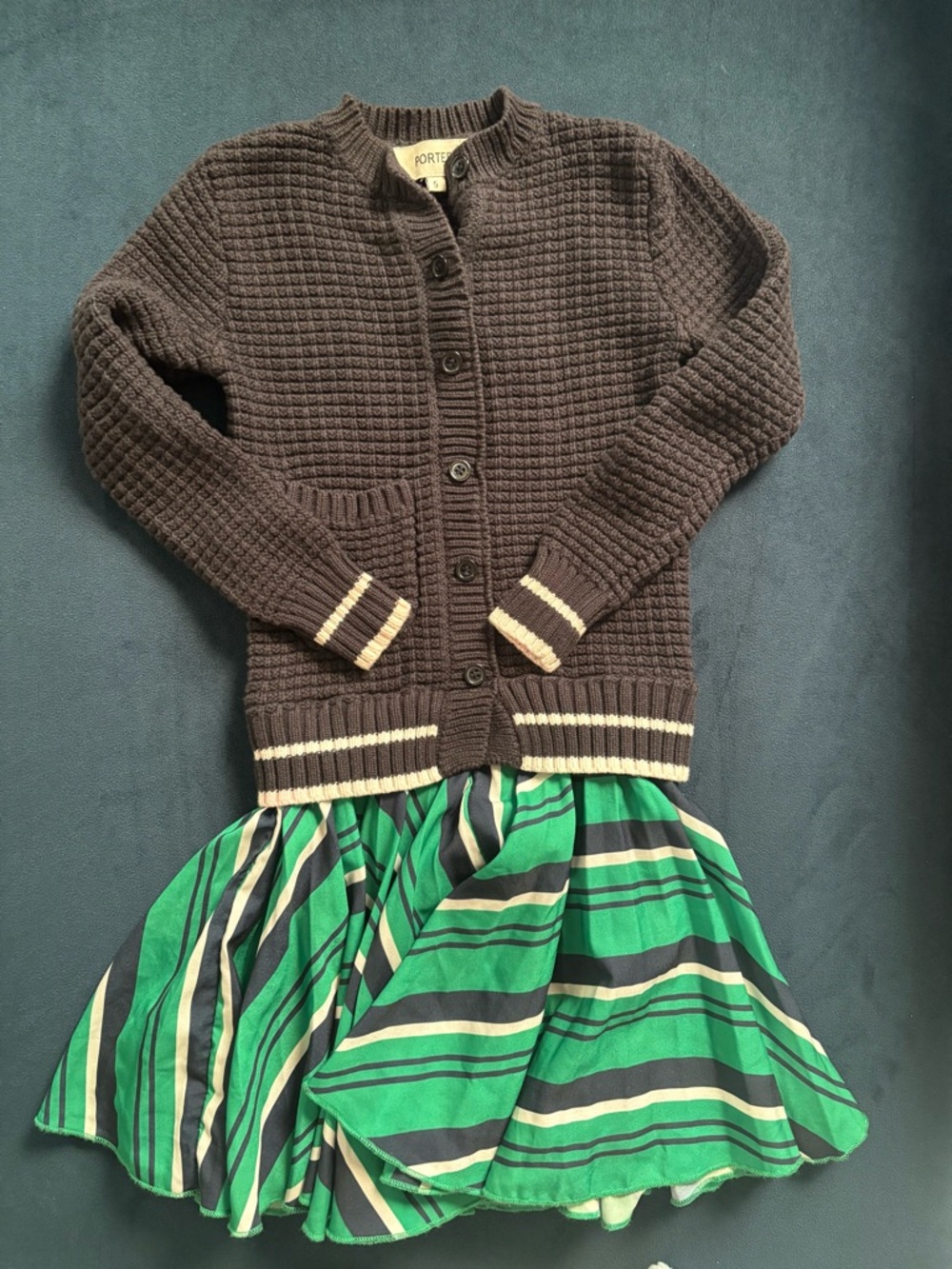 Porter Girls Knit Cardigan Dress Size 5